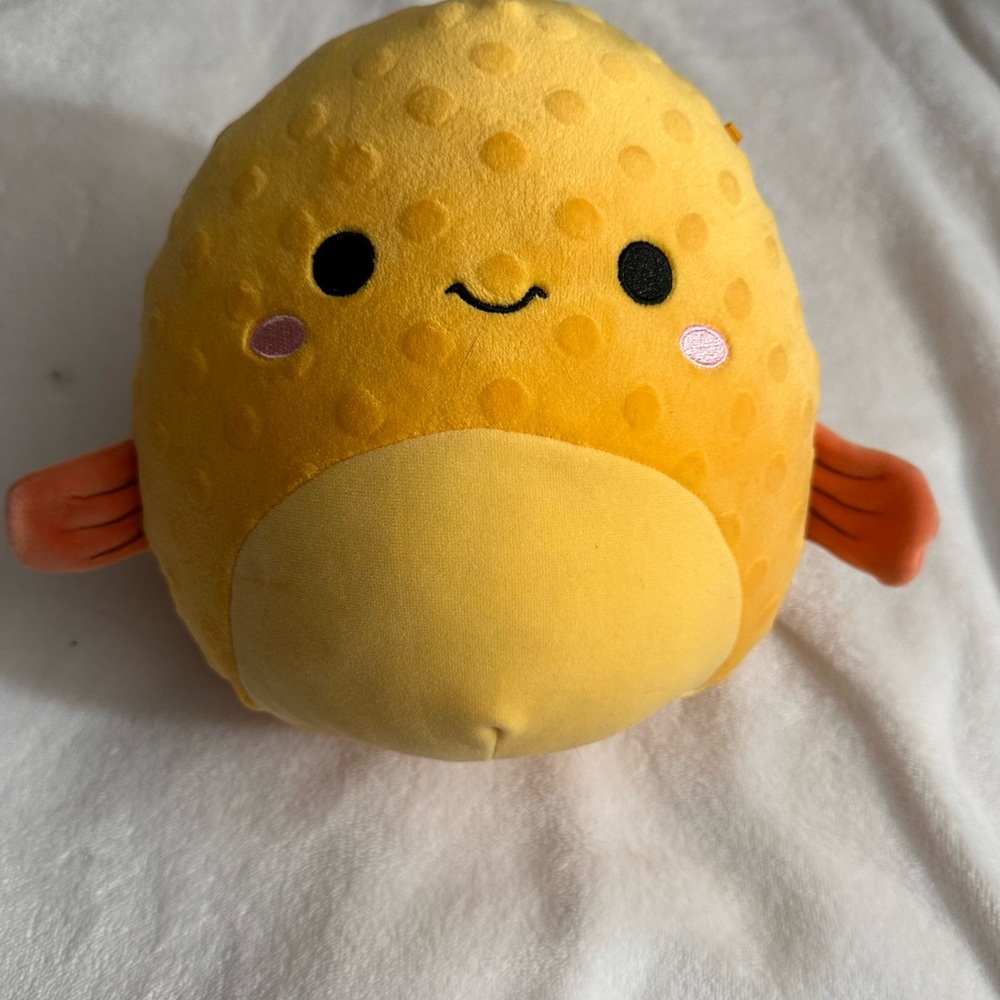Squishmallows Yellow and Orange Fish Plush